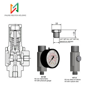 PHỤ KIỆN BÊN PHÍA KHÍ GAS VG+DR+TFC+KIT